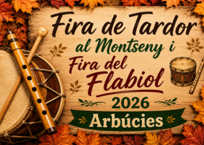 FIRA DE LA TARDOR D’ARBUCIES I EL PARC ART DE CASSA, 25 de Octubre
